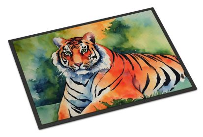 NEW Bengal Tiger Doormat Front Door Mat Indoor Outdoor Rugs for Entryway, Non Slip Washable Low Pile, 18H X 27W