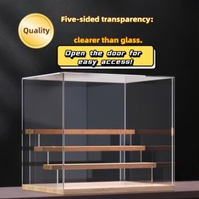 The Ins-style Blind Box Storage Box Uses Food-grade Material, With Adjustable Partitions And Transparent Display Design (Option: 3layers)