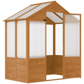 Polycarbonate Greenhouse  Amazon Shipping Prohibited By WalMart (Color: Brown)