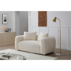 Cancun G00932A-L Loveseat , White (Color: White)