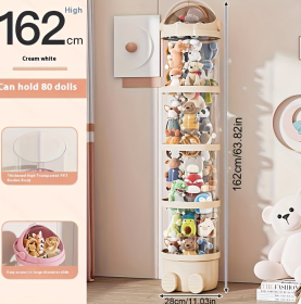 Toy Storage Bucket (Color: White)