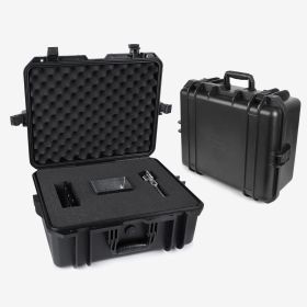 18.89in DIY Plastic Safety Box, Waterproof Box, Tool Box, Equipment Box, Injection Molding Equipment Box (Color: Black)