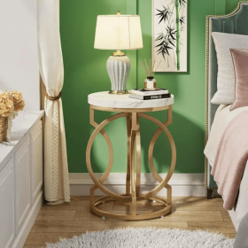 End Side Table (Color: White)
