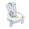 Beach Chair Home Decoration Creative Cute Ocean Beach Chair Ornament Wooden Craft Mini Miniature Kids Toy Decoraci��n Hogar