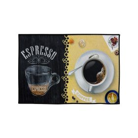 Printed Absorbent & Non-Slip Door Mat - Durable Polyester Carpet with "Kitchen" Design, Ideal for Bathrooms, Hallways, Living Rooms (Color: SJR-45-71-4, size: 17.7*28in/45*71cm)