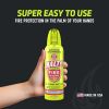 HALT! Handheld Fire Fighting Foam Spray ��� Non-Toxic, Easy to Use, Store, and Find in Emergency ��� Compact & Portable ��� Ideal for Home, Kitchen